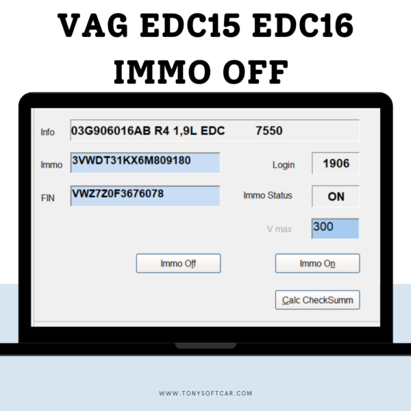 VAG EDC15 EDC16 IMMO OFF