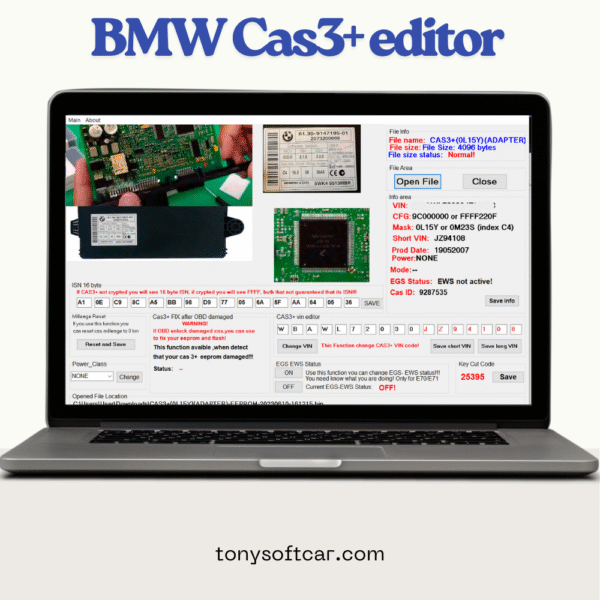 BMW cas3+ editor