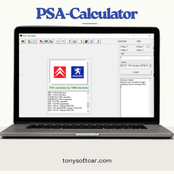 PSA Ecu Pin Code Calculator