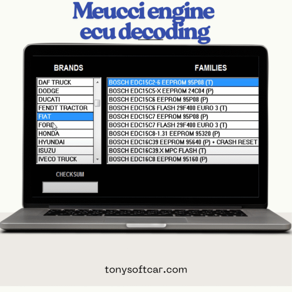 Meucci Engine ECU Immo Off Decoder V3.1
