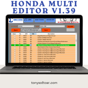 HONDA MULTI EDITOR V1.39
