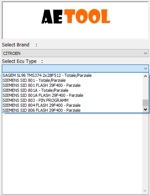 AETOOL 1.3 IMMO REMOVER ECU DECODING - Image 2