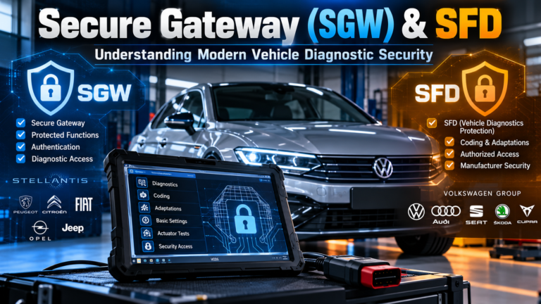 Secure Gateway (SGW) and SFD: Understanding Modern Vehicle Diagnostic Security